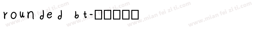 rounded bt字体转换